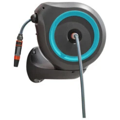 Gardena Wandslangenbox Roll-up 20 Meter Grijs Blauw -Gardena 123 1081