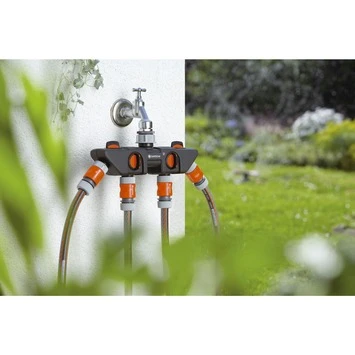 Gardena Waterverdeler 4-weg Kunststof 44x17,5x6,8 Cm 4 Gardena Waterverdeler 4-weg Kunststof 44x17,5x6,8 Cm - Afbeelding 2