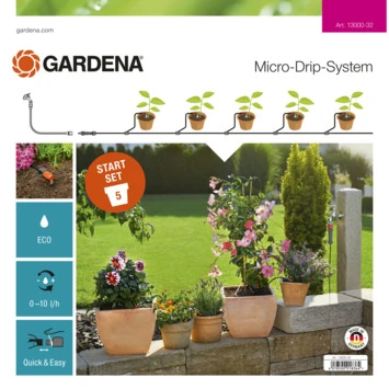 Gardena Micro Drip Starterset Terras/balkon 3 Gardena Micro Drip Starterset Terras/balkon