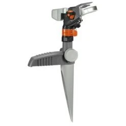 Gardena Pulserende Sector- En Cirkelsproeier Premium Metaal Grijs Met Oranje 44x17,5x8,7 Cm