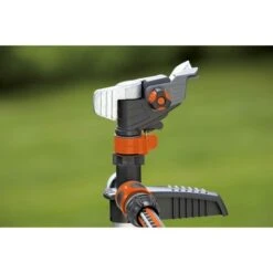 Gardena Pulserende Sector- En Cirkelsproeier Premium Metaal Grijs Met Oranje 44x17,5x8,7 Cm -Gardena 123 1189