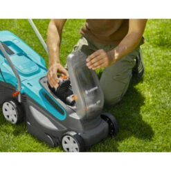 Gardena 2x18V Grasmaaier 32cm Powermax 32/36V (Incl 2 Accu's 2.5Ah + Oplader) -Gardena 123 253