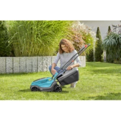 Gardena 18V Grasmaaier Powermax P4A 30cm Incl. 4.0Ah Accu + Lader -Gardena 123 352