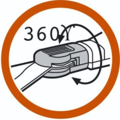 Gardena Classic Grasschaar 360° Draaibaar Staal 37,3x13,4x4,2 Cm 9 Gardena Classic Grasschaar 360° Draaibaar Staal 37,3x13,4x4,2 Cm -Gardena 123 442