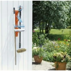 Gardena Gereedschaphouder Kunststof/metaal 59,5x6,5x5,5 Cm 9 Gardena Gereedschaphouder Kunststof/metaal 59,5x6,5x5,5 Cm -Gardena 123 578